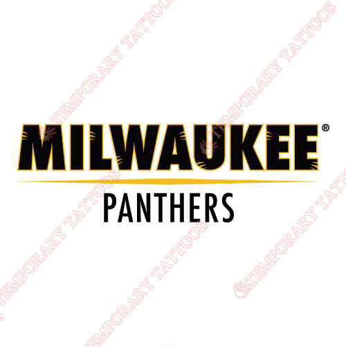 Wisconsin Milwaukee Panthers Customize Temporary Tattoos Stickers NO.7045